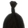 Mongools bulkhaar Afro Kinky Krullend Bulk Voor Vlechten Extensions van echt haar 8-26 inch Op voorraad FDSHINE