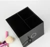 New Classic High-grade Acrylic Toiletry 4 Grid Storage Box Cosmetic Accessories Storage Cosmetic brush storage Vip Gift