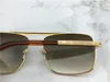 popular classic men outdoor sunglasses attitude gold square design frame uv400 protection eyewear vintage summer style