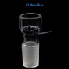 14mm Bowls 18mm Male Female joint glass bowl holder Blue Green Snowflake Filter thick piece for Smoking Oil Rigs bongs