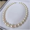 Perły Biżuteria Naturalny Japoński Akoya 8-9mm Biały Pearl Necklace 20inch
