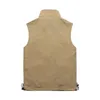 Large Size 5XL 6XL Giacca tattica Gilet da uomo Gilet multitasche Giacca senza maniche Traspirante Outwear Fotografo Reporter