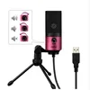 FIFINE K669 Microphone filaire USB avec fonction d'enregistrement pour ordinateur portable PC