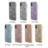 Premium Shockproof Glitter Rhinestone Diamond Cases For Iphone 14 Pro Max 13 12 11 XS XR 7 8 plus Samsung S22 S21 S20 Ultra Note 20 Hybrid Soft Silicone Hard PC Phone Cover