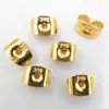 100 stks / partij rvs oorbellen rug oorbel stop voor diy sieraden accessoires zilver / gouden kleur ambachten