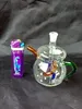 Cup type water bottle Wholesale Glass Bongs Accessories, Glass Water Pipe Smoking, Free Shipping