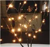 LED Willow Ramo Lâmpada Luzes Florais 20 Lâmpadas Casa Festa de Natal Decoração de Jardim presentes de Presente de Aniversário de Natal