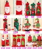 Santa Claus Wine Bottle Cover Gift Reindeer Snowflake Bottle Hold Bag Case Snowman Xmas Home Christmas Decoration Decor HH7-1355