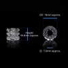 Qualité Quartz Diamond Knot power gear insert Bol amovible Nail insert fit for 25mm quartz banger 10mm 14mm Quartz Thermal Banger Domeless