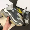 Mężczyźni Paryż Buty 17FW Triple S Sneakers Warstwa Kombinacja Mody Triple S Casual Retro Day Sport Buty Kobiety Buty do biegania