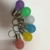 Creative led keychain light mini colorful bulb lamp broken bulb lamp