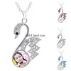 Bouton colliers pendentifs pour sublimation collier d'oie pendentif bijoux pour femmes transfert à chaud impression consommable 3 couleurs