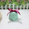 2019 New Wedding Bombon Boxes Creative Candy Box con nastro di seta Regali di carta Boxes Baby Shower Decorazione partito Decorazione diamante