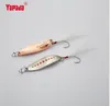 Yapada Kaşık 012 Yeni Sülük 2G-3G-5g Çok Renkli Tek Kanca + Tüy 33mm-38mm-45mm 6 Adet / grup Metal Küçük Kaşık Balıkçılık Lures