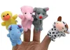 12st / lot Djur Cartoon Finger Puppets Familjfinger Kinesiska Zodiac Puppets Cloth Doll Baby Favor Finger Plush Leksaker