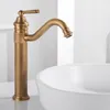 Basin Kranen Vergulde Dek Gemonteerde Badkamer Kranen Messing Badkamer Taps Mixer Crane Torneira Single Handle Faucet 6633