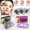 4 en 1 Derma Roller Set 0.5mm 1.0mm 1.5mm Micro Aiguille Skin Care Revival Travel Case Sealed Package