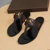 Été Marque Designer Femmes Tongs Pantoufle De Luxe Mode En Cuir Véritable diapositives sandales Chaîne En Métal Dames Chaussures Occasionnelles EU36-EU42 w01