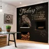 Art Wall Sticker Chalk Board Blackboard Klistermärken Avtagbar Rita Dekor Mural Dekaler Kids Rooms 40 * 200cm