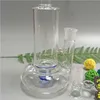 Högkvalitativ glas Bong Glas Rökning Rör Vattenrör Bongs med 1 Liten Tubin Perc 11 inches Tall 19mm Kvinna Joint GB3351