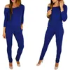 Womens Sexy Jumpsuit Overalls Lange Mouwen Casual Rompertjes Zomer Off Shoulder Jumpsuits Playsuit Bodysuit YF254