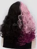 Perruque Fuchsia courte et ondulée pour femmes, cheveux humains, mode, sexy, perruque complète