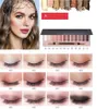 12 kleuren matte naakt professionele make-up oogschaduw palet glitter make-up shimmer oogschaduw langdurige natuurlijke oogschaduw met borstel