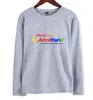 Letter Print Long Sleeved T shirt Men Women Crew Neck Tshirt Casual Fashion Sweater Hoodie Lovers Sweatshirt Top312P