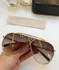 Cool Oversized Pilot Polit Sunglasses Glasses gold grey unisex Designer Sunglass Eyewear New with box316a