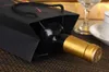 Горячая продажа сумка черный картон портативный красное вино сумки универсальный двойной стороне позолота пакет чехол SN1039