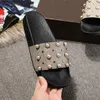 Summer slippers designer slides women sandals sandals flat slippers fashion beads shoes outside designer flip flops with top quality