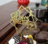 Joyeux anniversaire amour gâteau topper acrylique anniversaire de fête de fête de décoration KD17530021