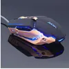 ZUOYA Mouse da gioco per giocatori professionali 8D 3200 DPI Mouse per computer LED ottico cablato regolabile Mouse con cavo USB per PC portatile