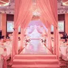 20m per parti 1m bred shine silver spegel mattan gången löpare för romantiska bröllop favoriserar bröllop dekor parti dekoration i135
