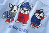 2018 New Arrival Enfant Boys Girls Shirts Cotton Children Clothes Long Sleeve Classic Cartoon dog Kids Blouses Boys Shirt 26y7283309