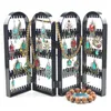 240 holes plastic earrings studs display stand Creative screen necklace jewelry stand ornaments hanging frame Foldable jewelry display stand