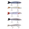 12cm 22g 낚시 Wobblers 실물 낚시 루어 6 세그먼트 Swimbait 크랭크 베이트 인공 미끼 Isca 인공 미끼 낚시 태클