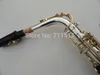 新しい到着の音楽楽器鈴木アルトEb Tune Saxophone Professional Bフラット真鍮銀メッキボディゴールドラッカーキー