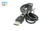 DHL envío gratis 1,2 M negro para Nintendo 3DS DSi NDSI XL LL carga de sincronización de datos Cable USB cargador de plomo 200 unids/lote