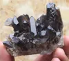 300 g belle grappe de cristal noir Spécimen amas de quartz de pierres précieuses noires naturelles Reki de guérison pour la décoration