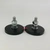 4PC Neodymium rubber gecoate magneet pot M1 / ​​4-20 inch mannelijke draadknoop anti-krassen camera's videoplatform armatuur magnetische montagebasis D43mm