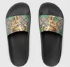 brand fashion luxury designer slippers men and women Designer flower printed beach flip flops slipper best quality Fashion slide sandals w3