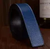 Ceinture de luxe à boucle automatique, en cuir véritable, pour hommes