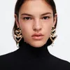 Best lady Vintage Drop Dangle Earrings For Women Metal Trendy Wedding Party Bohemian Jewelry Christmas Gifts Multicolored