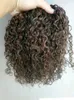 Brasileiro Humano Remy Cabelo Humano Remy Natural 1b # / Médio Marrom 4 # Trama Do Cabelo Humano Extensões de Cabelo Duplo Desenhado