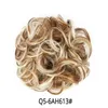 Chignon hår bulle hårstycke lockigt hår scrunchie förlängningar blond brun svart värmebeständig syntet för kvinnor hårstycken2547439