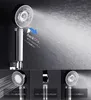 New Three Fuction Double-sided Designer Bathroom Shower heads SPA Rainfall Bathroom Shower Head Hand Plastic Saving Water259D