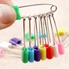 1000 pcs Plastic Head Safety Pins Infant Kids Cloth Nappy Locking Brooch Buckles 4 cm long4516611