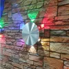 Indoor LED-Farbe Wand-Licht 3W AC90-265V 14CM Kreis Aluminium-Lampen-Weiß Rot Grün Blau Dekorationen Beleuchtung Direkt aus China Großhandel