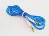 Câble Audio Crystal Aux pour haut-parleur et casque, 8 couleurs, 1m/3ft, 3.5mm, double mâle